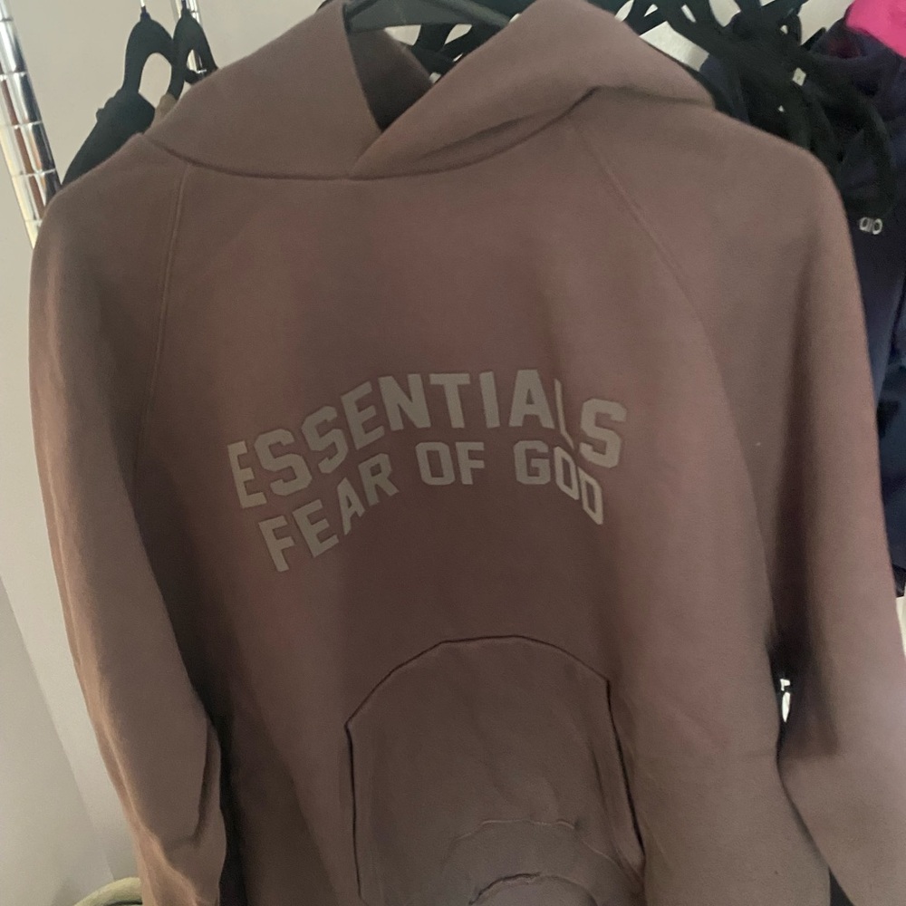 Essentials Men’s Plum Hoodie Medium